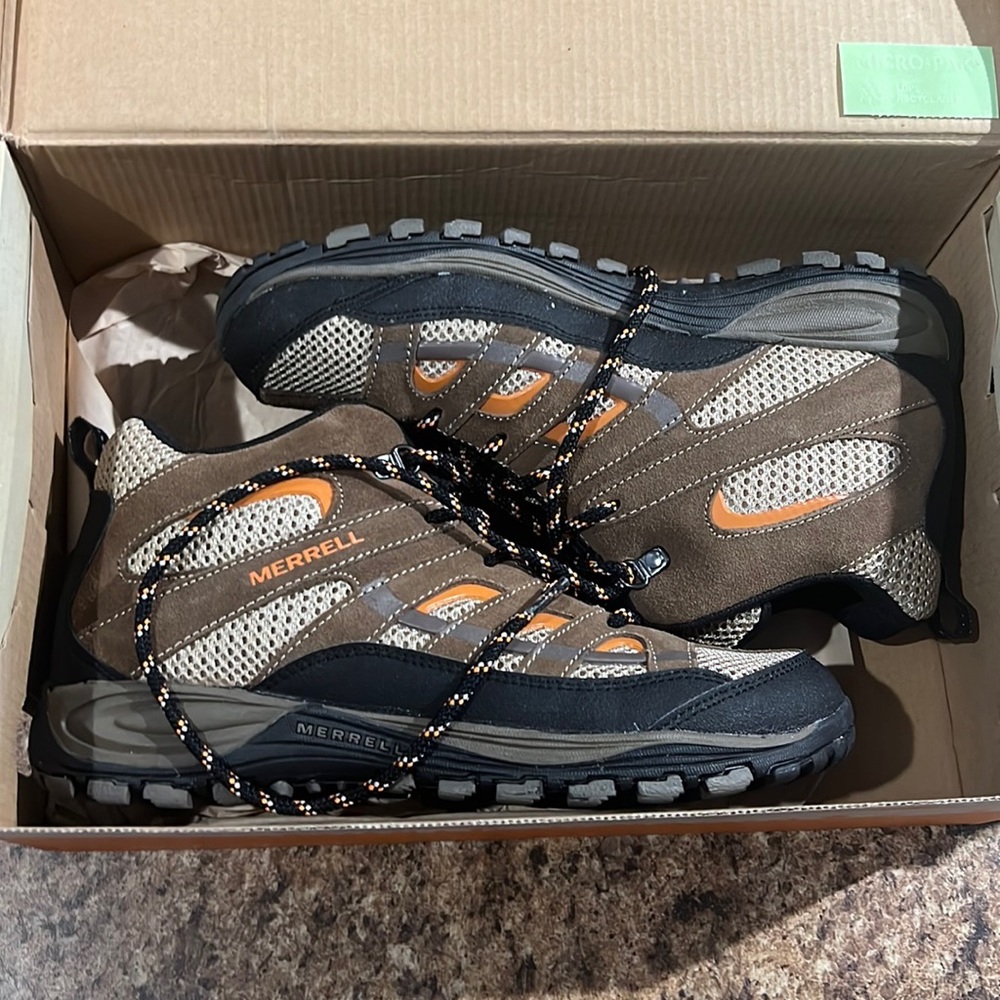 Merrell Chameleon Mid Vent Kids Hiking Boots